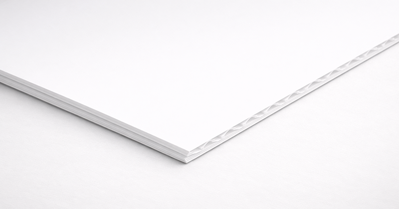 cartone microonda bianco