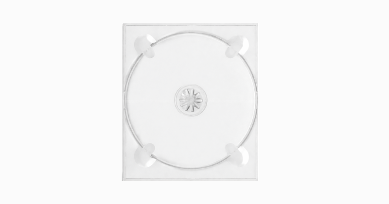 Tray trasparente CD porta cd in plastica