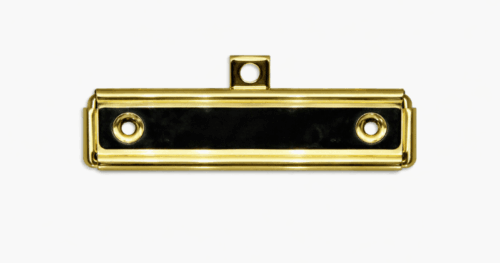 Fermacarte 120 mm con gancio LMT0110