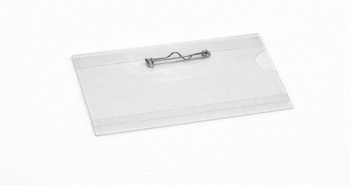 Portanome rigido con spilla LMT0280