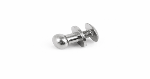 Pomolo e vite ottone nichelato LMT0298