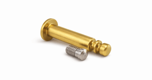 Perno maschio ottone grezzo e nichelato